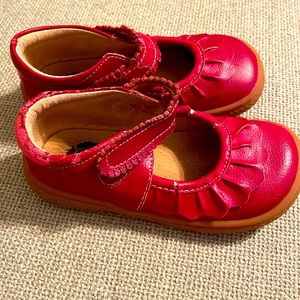 Livie and Luca red Mary Janes, 9
